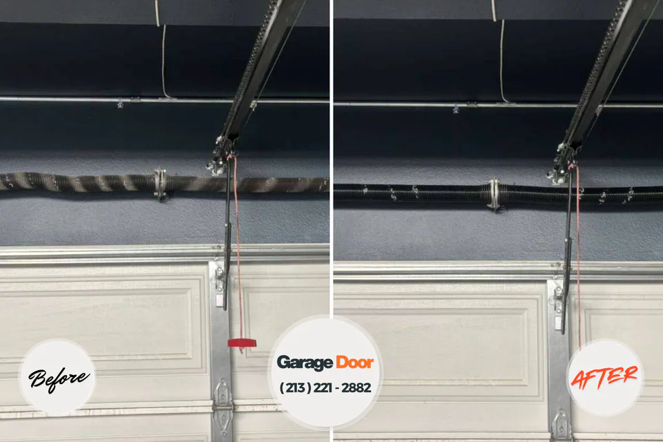 Before and after: garage door repair East Glenville, NY